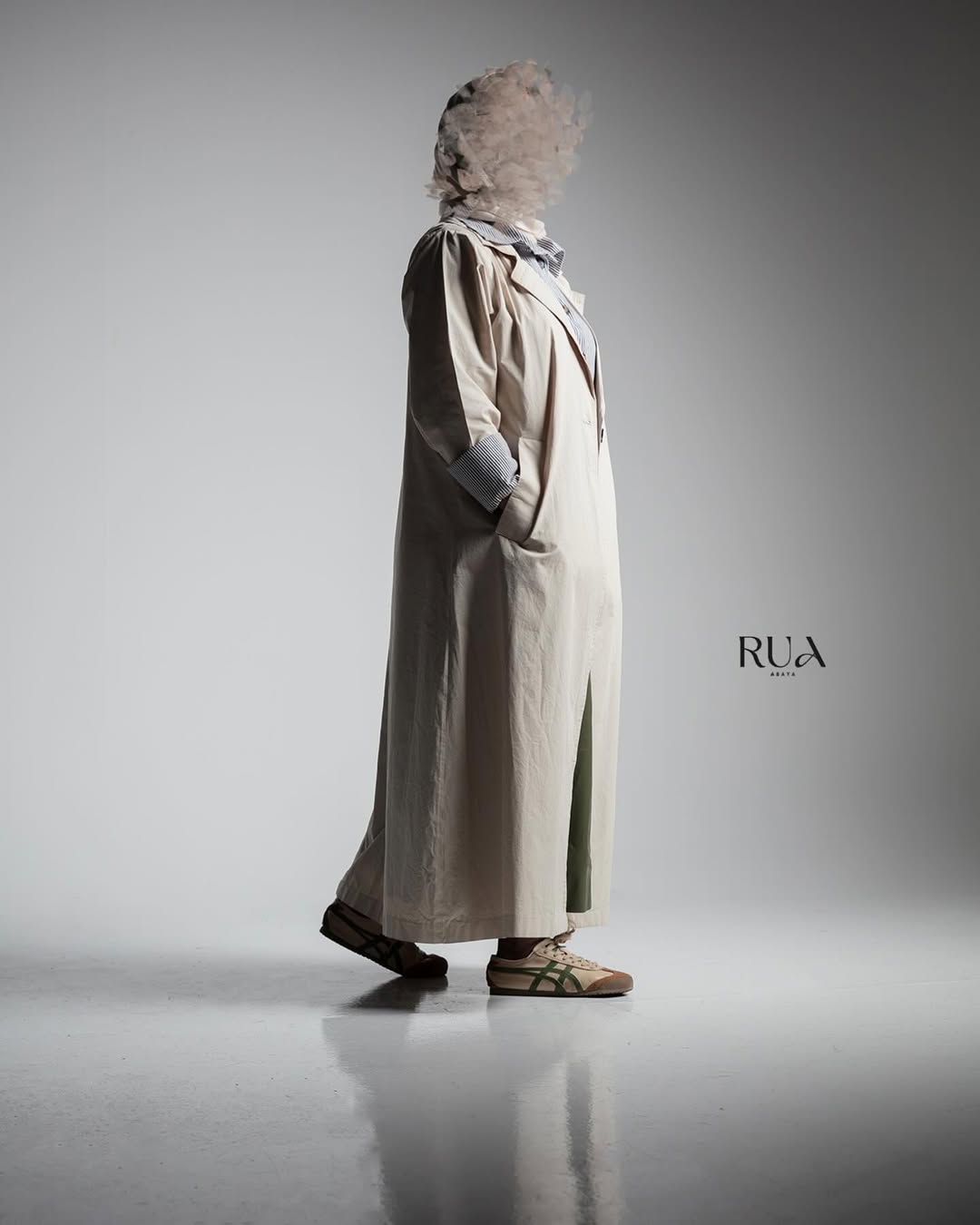 Straight Cut Trench Abaya
